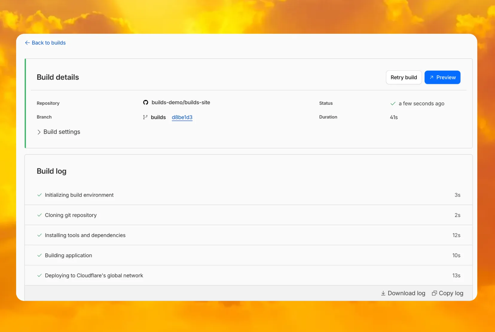preview button